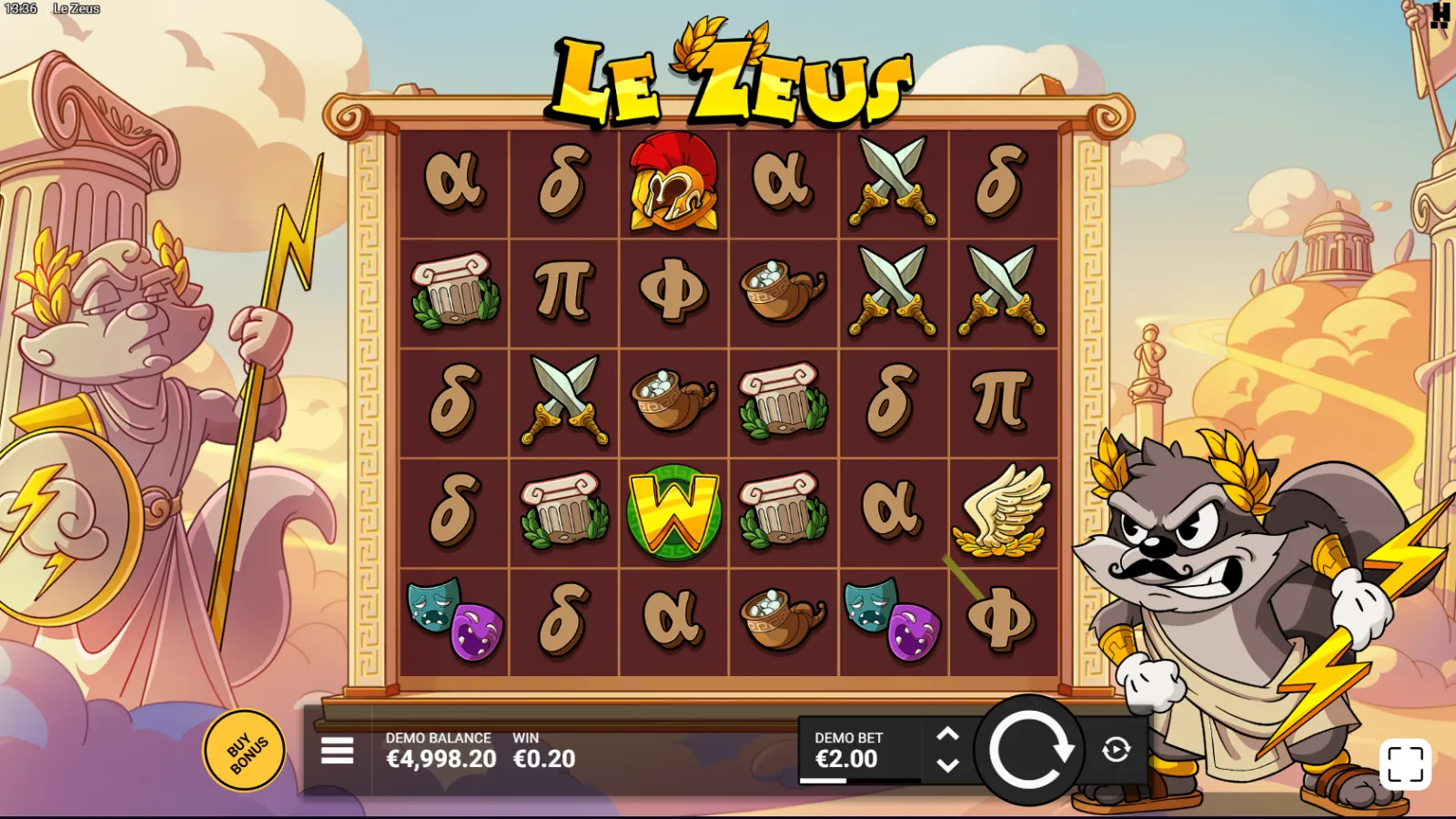 Le Zeus Gratis GamePlay
