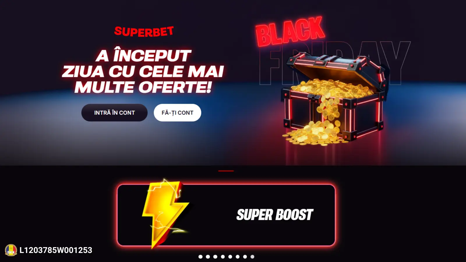 Oferta Black Friday Superbet