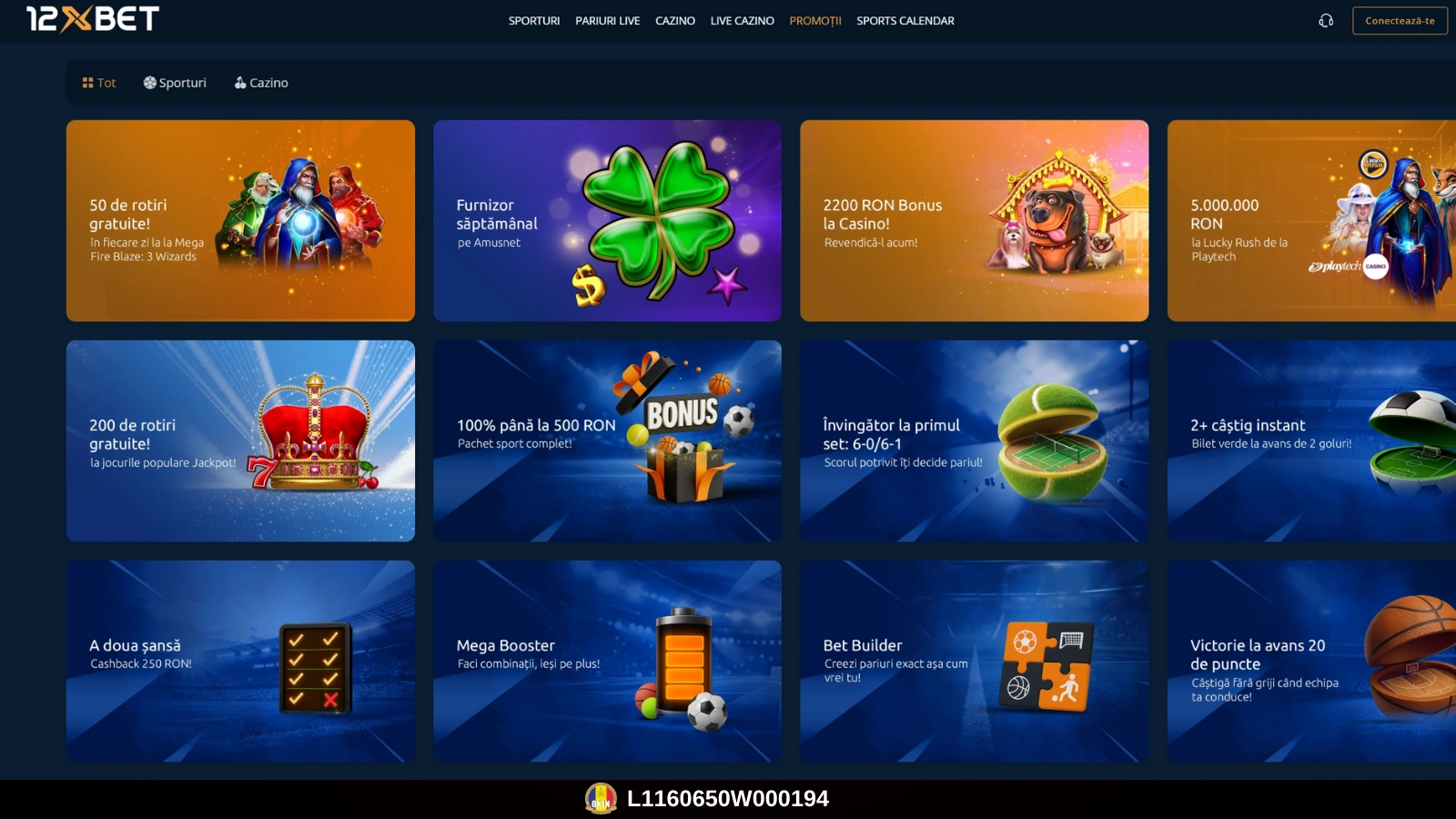 12xBet Casino Bonusuri