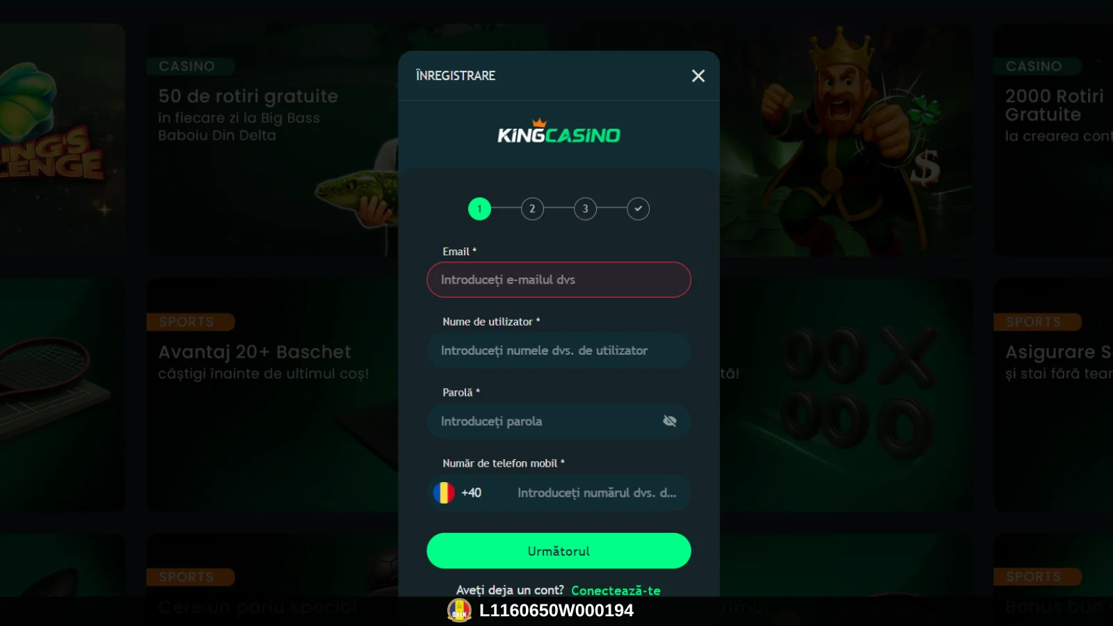 King Casino Inregistrare