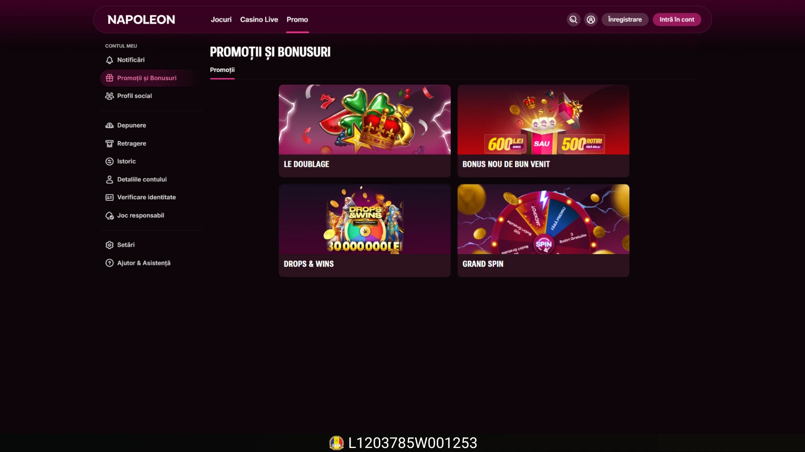 Napoleon Games Casino Bonusuri